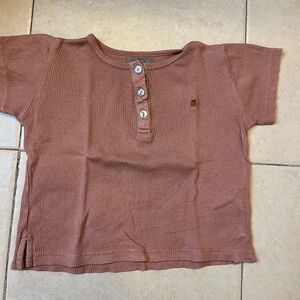 Emile Et Ida pink short sleeve tshirt size 18m